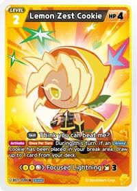 Lemon Zest Cookie - Arena of Glory - CookieRun: Braverse TCG card