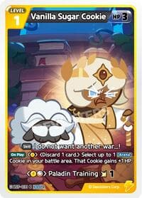 Vanilla Sugar Cookie - Arena of Glory - CookieRun: Braverse TCG card
