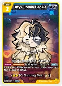 Onyx Cream Cookie - Arena of Glory - CookieRun: Braverse TCG card