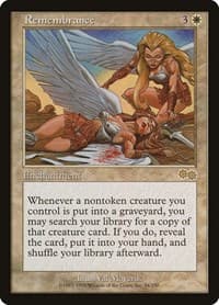 Remembrance - Urza's Saga - Magic: The Gathering card