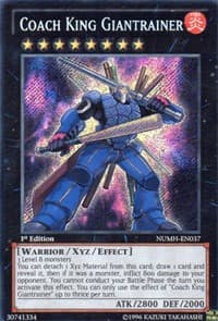 Coach King Giantrainer - Number Hunters - YuGiOh card