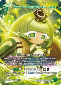 Green Tea Mousse Cookie (SSR) - Arena of Glory - CookieRun: Braverse TCG card
