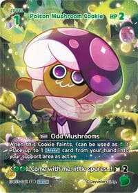 Poison Mushroom Cookie (SSR) - Arena of Glory - CookieRun: Braverse TCG card