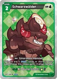 Schwarzwalder - Arena of Glory - CookieRun: Braverse TCG card