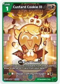 Custard Cookie III - Arena of Glory - CookieRun: Braverse TCG card