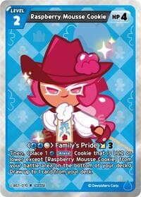 Raspberry Mousse Cookie - Arena of Glory - CookieRun: Braverse TCG card