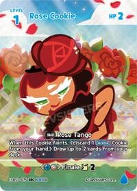 Rose Cookie (075) (SEC) - Arena of Glory - CookieRun: Braverse TCG card