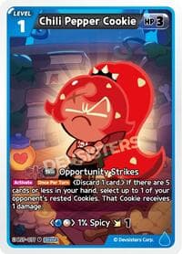 Chili Pepper Cookie (077) - Arena of Glory - CookieRun: Braverse TCG card
