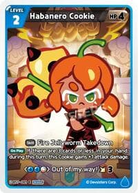 Habanero Cookie - Arena of Glory - CookieRun: Braverse TCG card