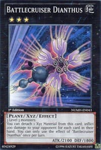 Battlecruiser Dianthus - Number Hunters - YuGiOh card