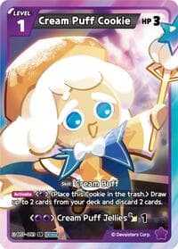 Cream Puff Cookie (093) - Arena of Glory - CookieRun: Braverse TCG card