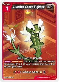 Cilantro Cobra Fighter - A Game of Truth and Deceit - CookieRun: Braverse TCG card