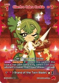 Cilantro Cobra Cookie (SEC) - A Game of Truth and Deceit - CookieRun: Braverse TCG card