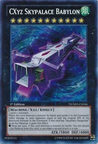 CXyz Skypalace Babylon - Number Hunters - YuGiOh card