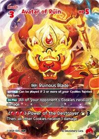 Avatar of Ruin (SUR) - A Game of Truth and Deceit - CookieRun: Braverse TCG card