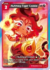 Nutmeg Tiger Cookie - A Game of Truth and Deceit - CookieRun: Braverse TCG card