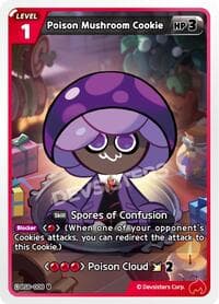 Poison Mushroom Cookie - A Game of Truth and Deceit - CookieRun: Braverse TCG card