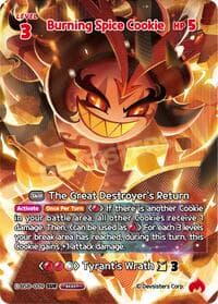 Burning Spice Cookie (SUR) - A Game of Truth and Deceit - CookieRun: Braverse TCG card