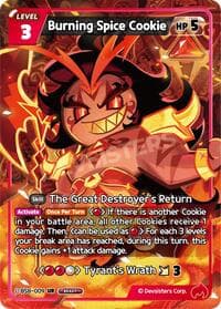Burning Spice Cookie - A Game of Truth and Deceit - CookieRun: Braverse TCG card