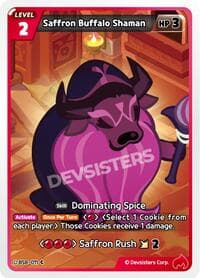 Saffron Buffalo Shaman - A Game of Truth and Deceit - CookieRun: Braverse TCG card