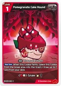Pomegranate Cake Hound - A Game of Truth and Deceit - CookieRun: Braverse TCG card