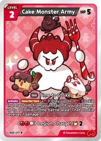 Cake Monster Army - A Game of Truth and Deceit - CookieRun: Braverse TCG card