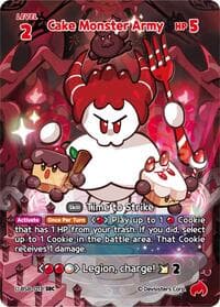 Cake Monster Army (SEC) - A Game of Truth and Deceit - CookieRun: Braverse TCG card