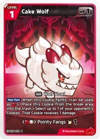 Cake Wolf - A Game of Truth and Deceit - CookieRun: Braverse TCG card