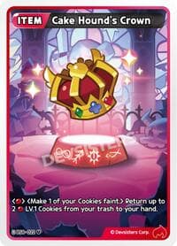 Cake Hound's Crown - A Game of Truth and Deceit - CookieRun: Braverse TCG card