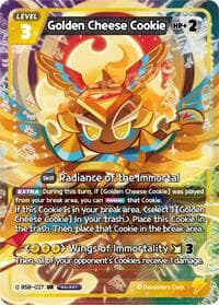 Golden Cheese Cookie (027) - A Game of Truth and Deceit - CookieRun: Braverse TCG card