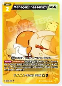Manager Cheesebird - A Game of Truth and Deceit - CookieRun: Braverse TCG card