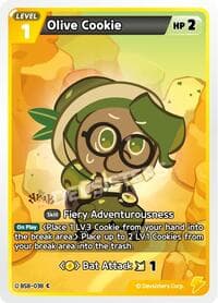 Olive Cookie - A Game of Truth and Deceit - CookieRun: Braverse TCG card