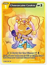 Cheesecake Cookie - A Game of Truth and Deceit - CookieRun: Braverse TCG card