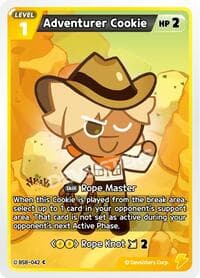 Adventurer Cookie - A Game of Truth and Deceit - CookieRun: Braverse TCG card