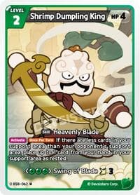 Shrimp Dumpling King - A Game of Truth and Deceit - CookieRun: Braverse TCG card