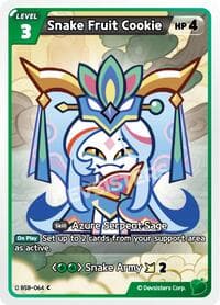 Snake Fruit Cookie - A Game of Truth and Deceit - CookieRun: Braverse TCG card