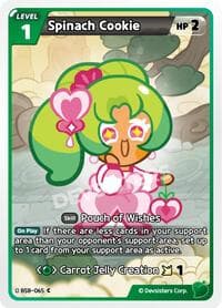 Spinach Cookie - A Game of Truth and Deceit - CookieRun: Braverse TCG card