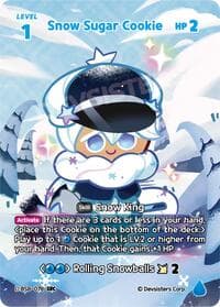 Snow Sugar Cookie (SEC) - A Game of Truth and Deceit - CookieRun: Braverse TCG card