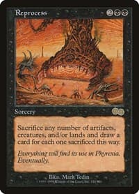Reprocess - Urza's Saga - Magic: The Gathering card