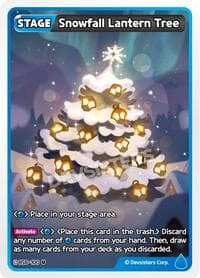 Snowfall Lantern Tree - A Game of Truth and Deceit - CookieRun: Braverse TCG card