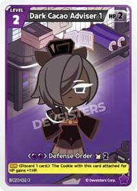 Dark Cacao Adviser 1 - A Game of Truth and Deceit - CookieRun: Braverse TCG card