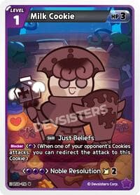 Milk Cookie (116) - A Game of Truth and Deceit - CookieRun: Braverse TCG card