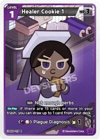 Healer Cookie 1 - A Game of Truth and Deceit - CookieRun: Braverse TCG card