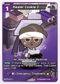 Healer Cookie 2 - A Game of Truth and Deceit - CookieRun: Braverse TCG card
