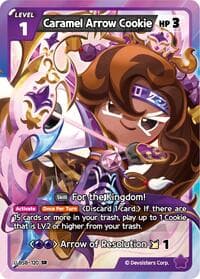 Caramel Arrow Cookie - A Game of Truth and Deceit - CookieRun: Braverse TCG card