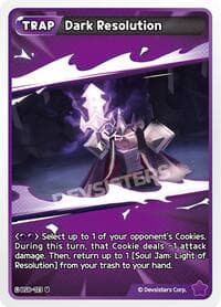 Dark Resolution - A Game of Truth and Deceit - CookieRun: Braverse TCG card