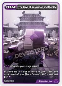 The Days of Resolution and Dignity - A Game of Truth and Deceit - CookieRun: Braverse TCG card