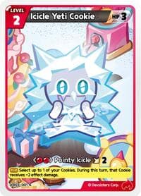 Icicle Yeti Cookie (Ver. 1) - A Game of Truth and Deceit - CookieRun: Braverse TCG card