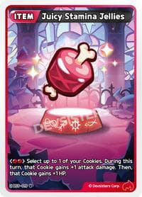 Juicy Stamina Jellies - A Game of Truth and Deceit - CookieRun: Braverse TCG card