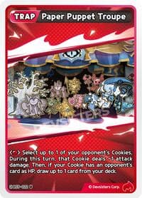 Paper Puppet Troupe - A Game of Truth and Deceit - CookieRun: Braverse TCG card